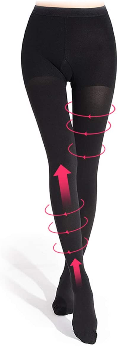 Compression Pantyhose for Women and Men 20-30 mmHg Compression Tights Closed Toe